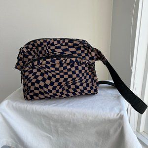 Baggu Fanny Pack Indigo Trippy Checker